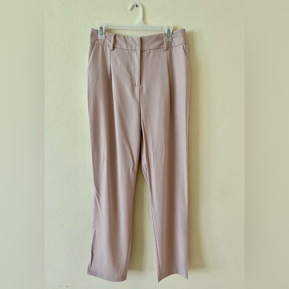 Ovi Pants - High waisted  trousers pants in blush